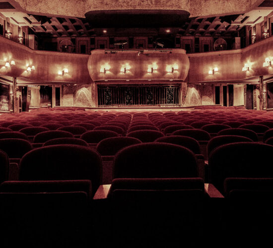 empty seating at theatre