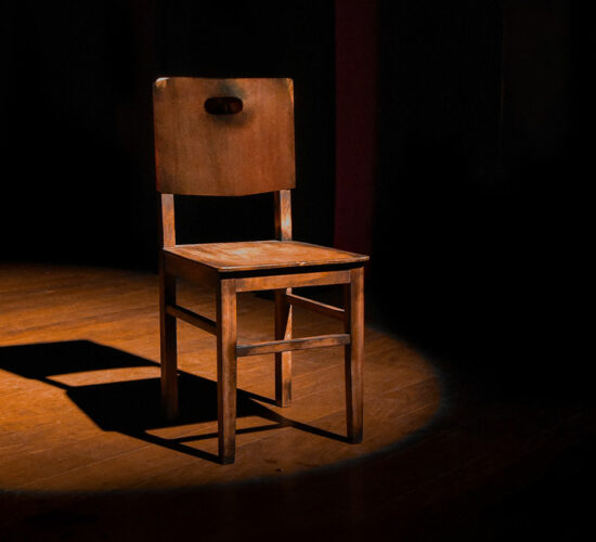 chair and spotlight