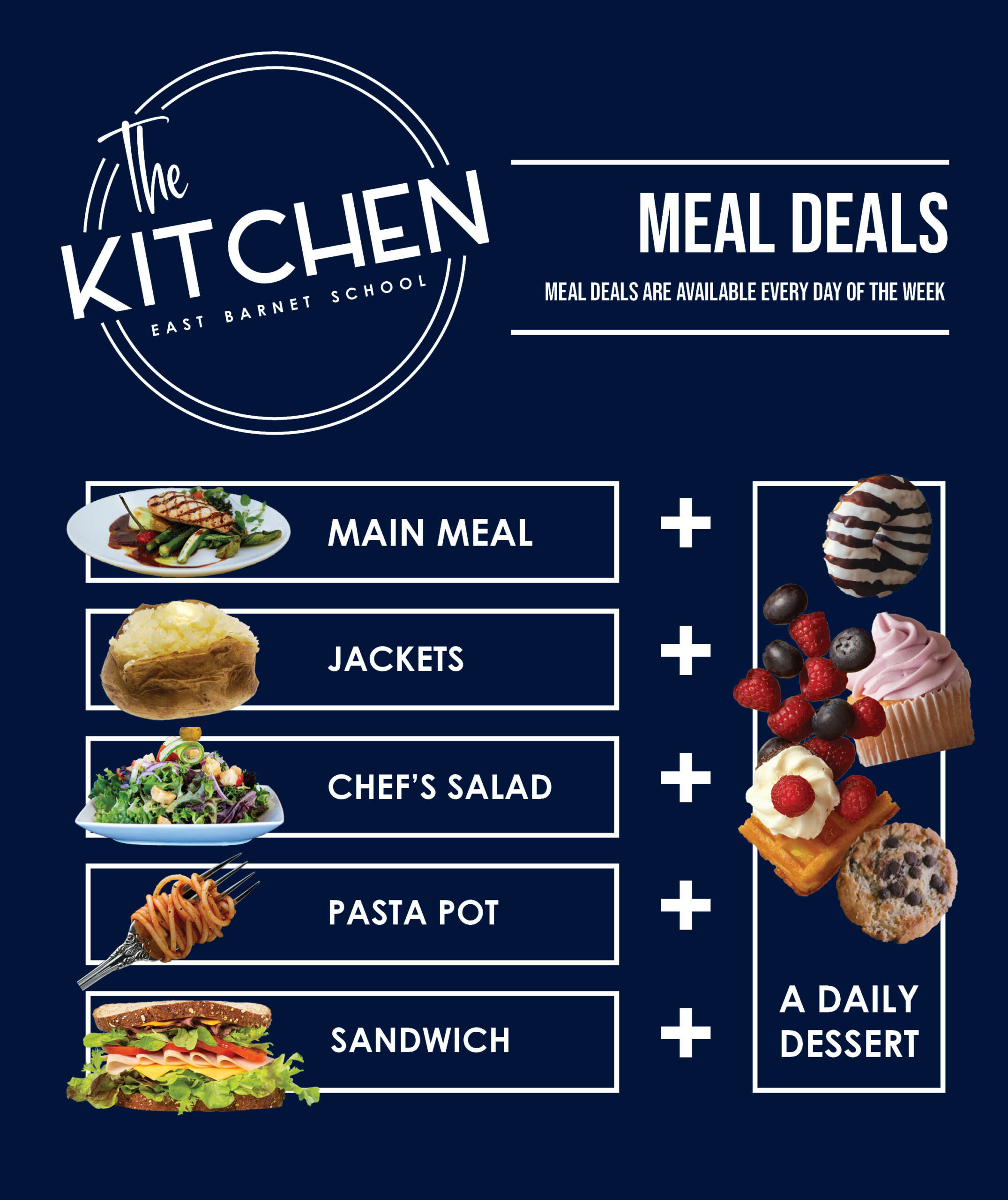 the ebs kitchen meal deal options